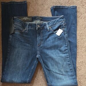 Silver Jeans Medium Blue Straight Leg Denim